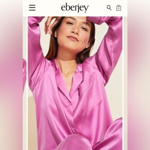 Eberjey Inez Short pajama set in Italian Rose size small